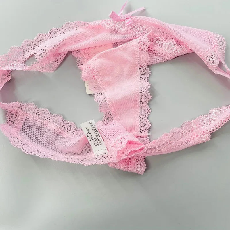Lace Sexy Mesh Transparent Thong Women Panties Underwear Women Seamless G-String Female Underpants Intimates Lingerie.
