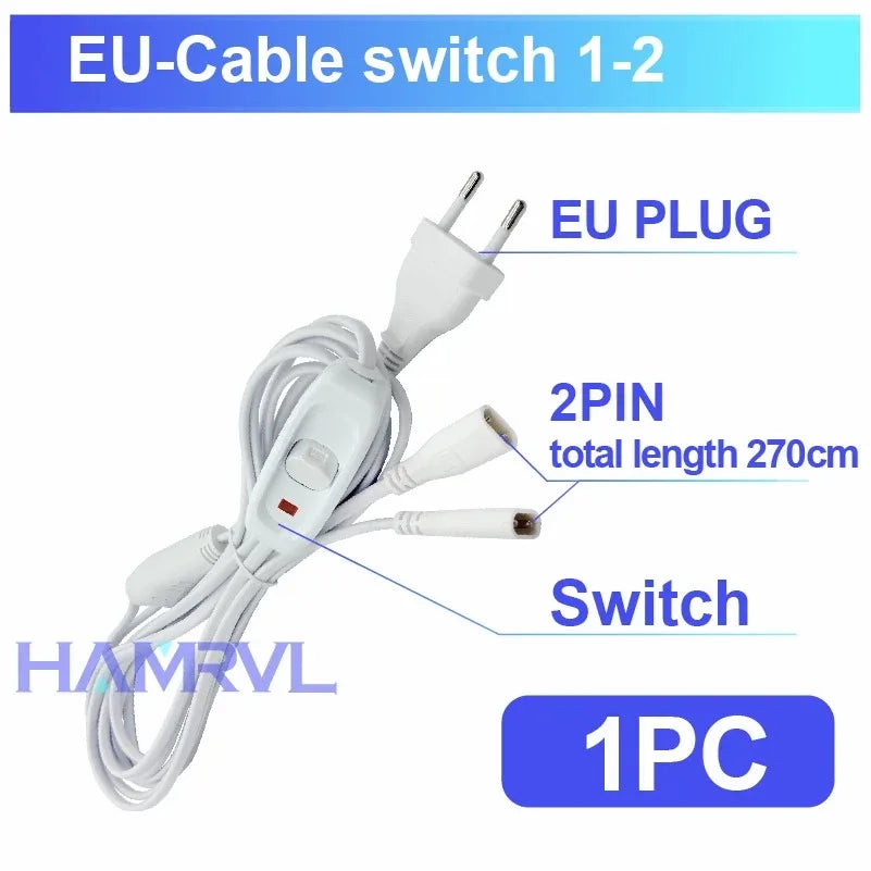 Garage Accessories DIY LED tube Hexagon connector cable for honeycomb Lamp 110-240V for Barbershop Workshop 4s Car Body Lighting