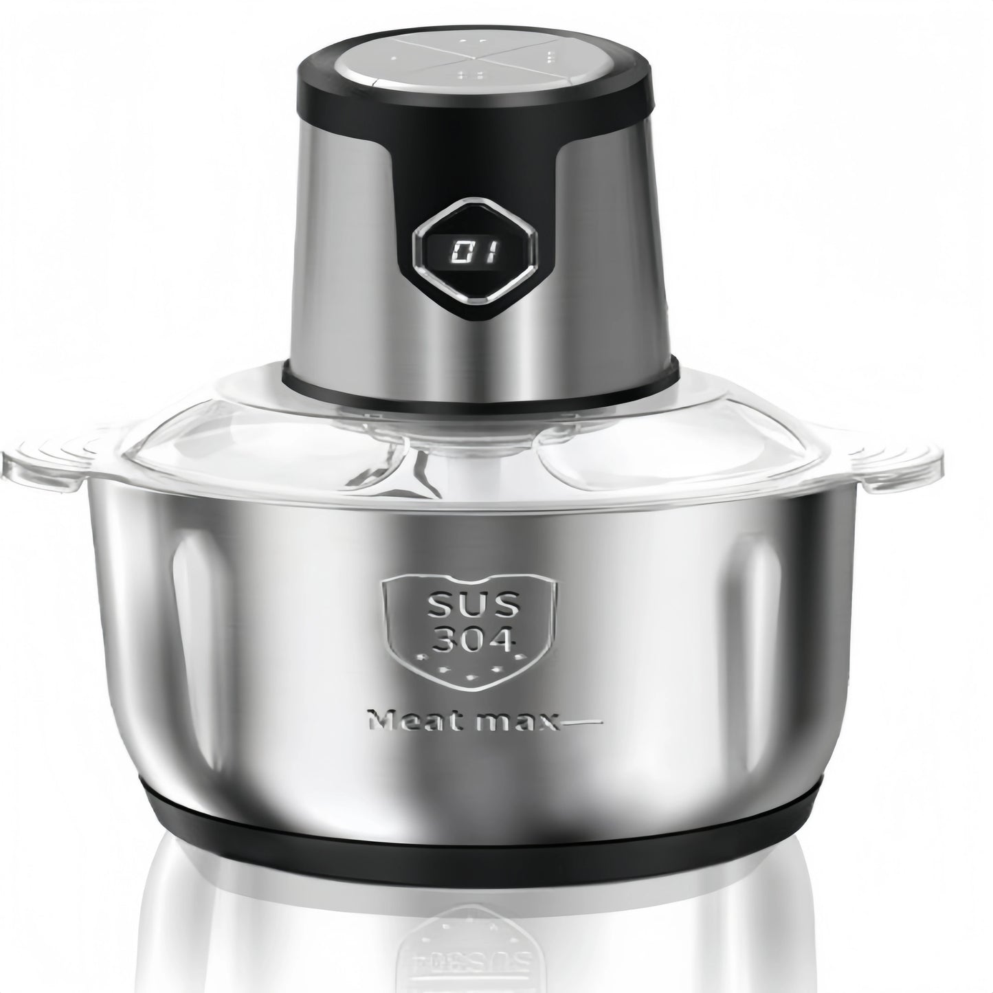 Multifunctional meat grinder 5L 500W stainless steel, kitchen machine, Shredder, 4-step, minced meat/vegetables/Dough.