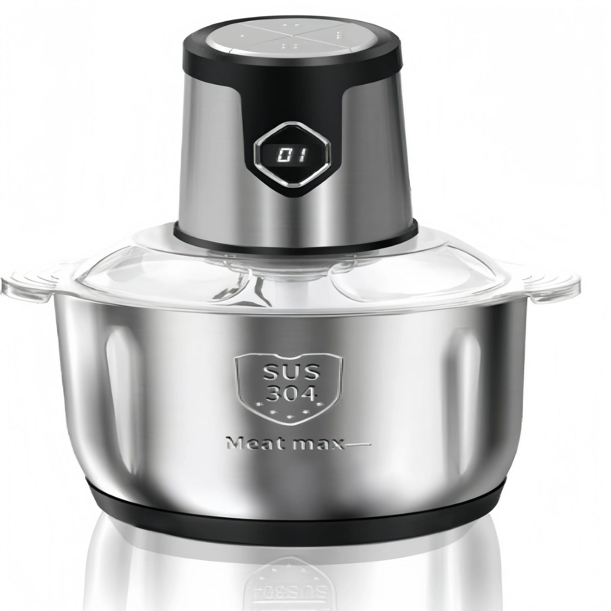 Multifunctional meat grinder 5L 500W stainless steel, kitchen machine, Shredder, 4-step, minced meat/vegetables/Dough.