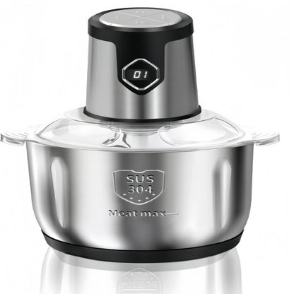 Multifunctional meat grinder 5L 500W stainless steel, kitchen machine, Shredder, 4-step, minced meat/vegetables/Dough.