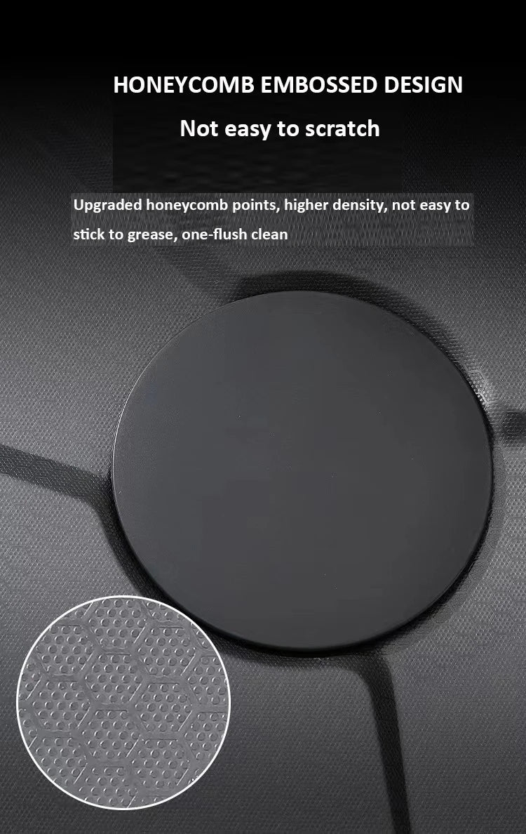 Whale sink kitchen single bowl nano black honeycomb LED digital display flying rain stainless steel large single bowl sink