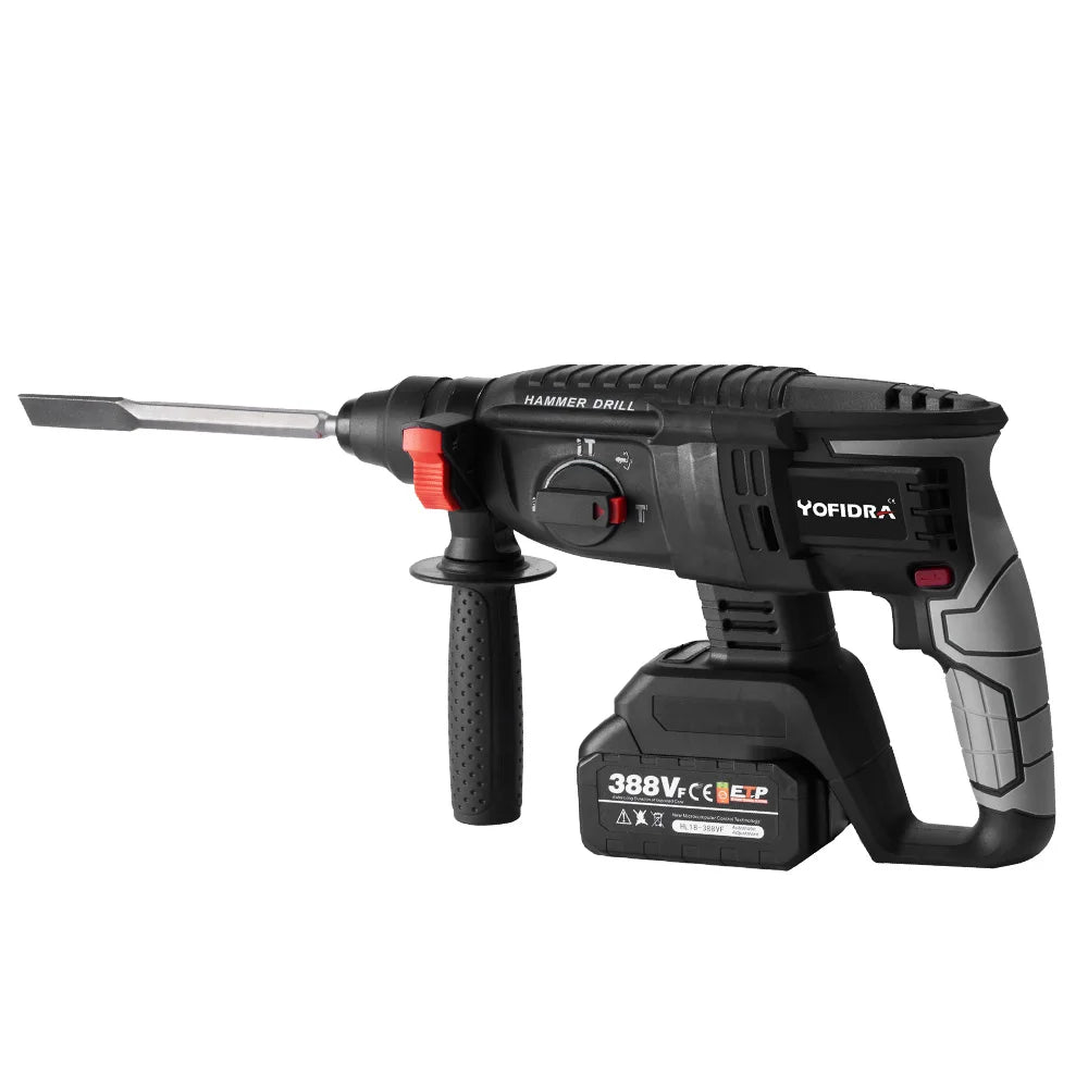 1680W 26MM Bürstenlosen Elektrischen Bohrhammer Multi-funktion Bohren Hammer Schlagbohrmaschine Power Tool Für Makita Batterie pin