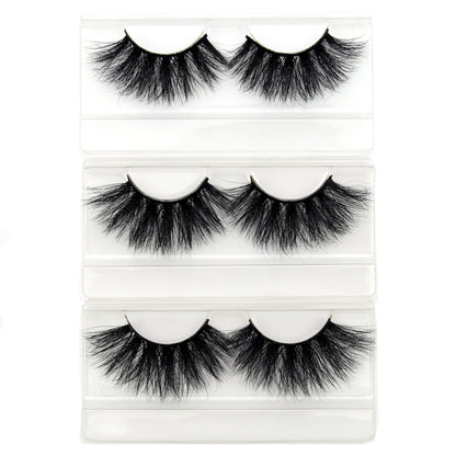 Mink Eyelashes Hand Made Crisscross False Eyelashes Cruelty Free Dramatic 3D Mink Lashes Long Lasting Faux Cils for Makeup Tools