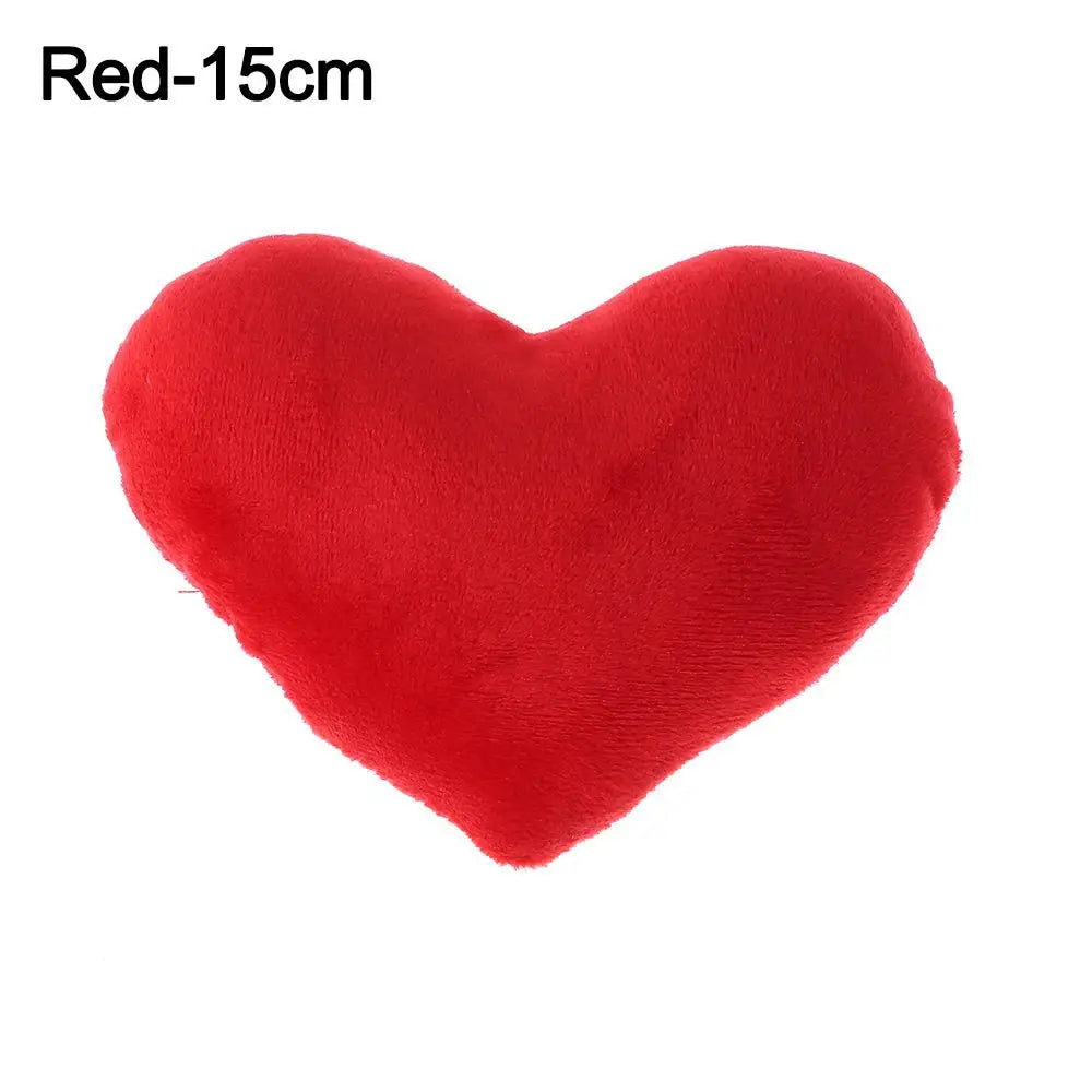 PP cotton Soft Pillow Comfortable Heart Plush Pillow Red Color Pink Color Stuffed Pillow Heart Shape Home Decorative.