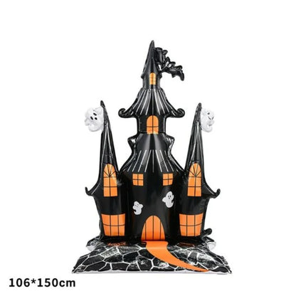 2025 Halloween Große Stehende Ballonbasis Skelett Kürbis Geisterbaum Halloween Aufblasbare Luftballons Partydekorationen Zubehör.