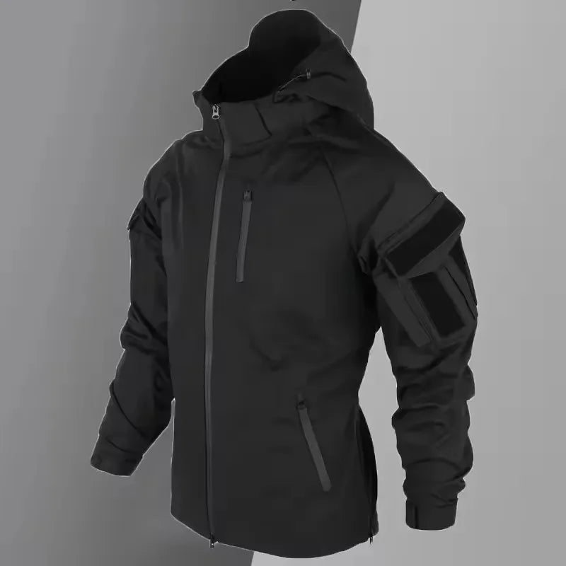 Tactical Waterproof Sets Men Wear Resistant Combat Training Suit Outdoor Multi-pocket Uniform Airsoft Camping Hiking Tracksuit.