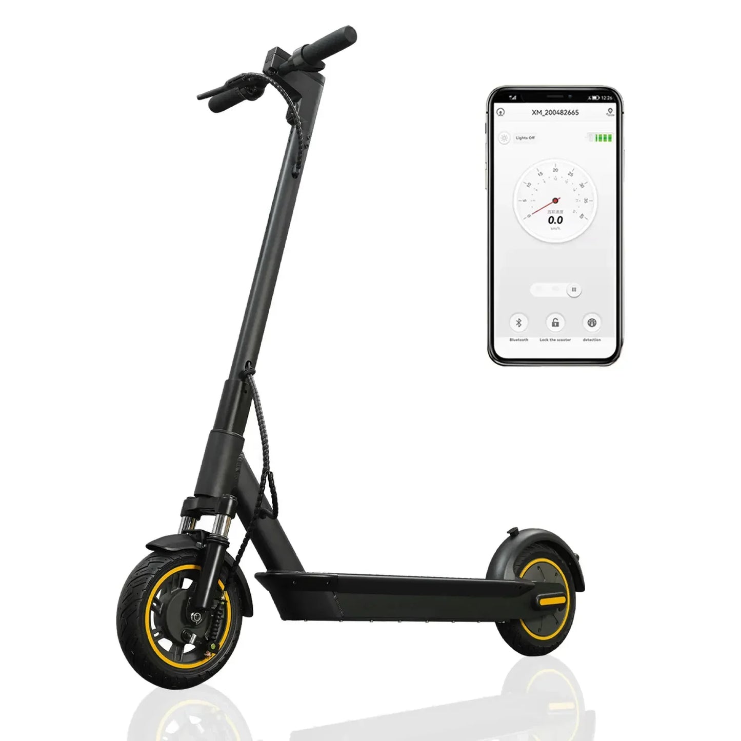 HEZZO G30 City Electric Scooter 500W Motor 36V 15Ah Battery City Electric Scooter 10" Road Tire E-scooter.