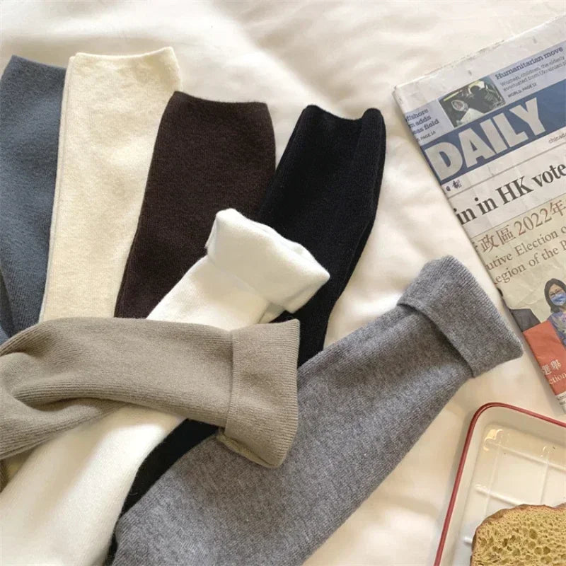 2025 Women Turtleneck Knitted Pullovers Solid Sweater Harajuku Korean Soft Warm Knitwear Autumn Winter Fashion Slim Jumpers Tops.