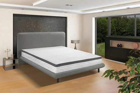 Federkernmatratze 80x200 cm, Orthopedische Matratze Hardness H2, ergonomische 7 Zonen Taschenfederkernmatratze, Matratze 80 x 2