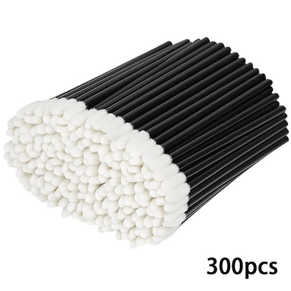 100/200pcs Lip Wands Applicators Disposable Lip Brushes Lipstick Brush Mascara Applicator Gloss Wands Eyelash Extension Tool.