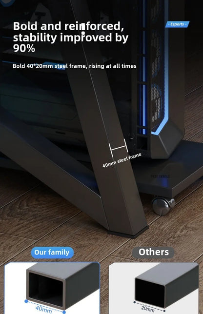 Moderne Doppel-Computertische für Zuhause, Desktop, E-Sport, Gaming-Tisch, Schlafzimmer, einfacher Schreibtisch, Studenten-Studientische, Büromöbel