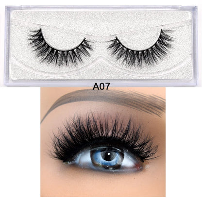 Visofree Eyelashes 3D Mink Eyelashes Long Lasting Mink Lashes Natural Dramatic Volume Eyelashes Extension False Eyelashes D08