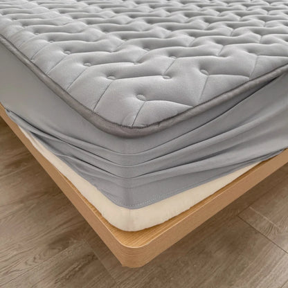 3pcs Waterproof Bedding Set 1pc Mattress Cover 2pcs Pillowcase Soft Comfortable Fitted Sheet Washable Durable Mattress Protector.