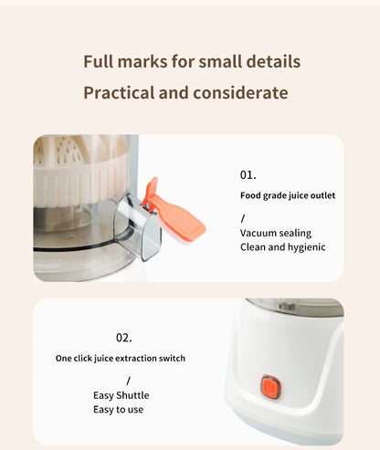 USB Charging Portable Electric Juicer 7.4V Orange Lemon Fruit Blender Household Juice Squeezer Mixer Citrus Juicer for Travel