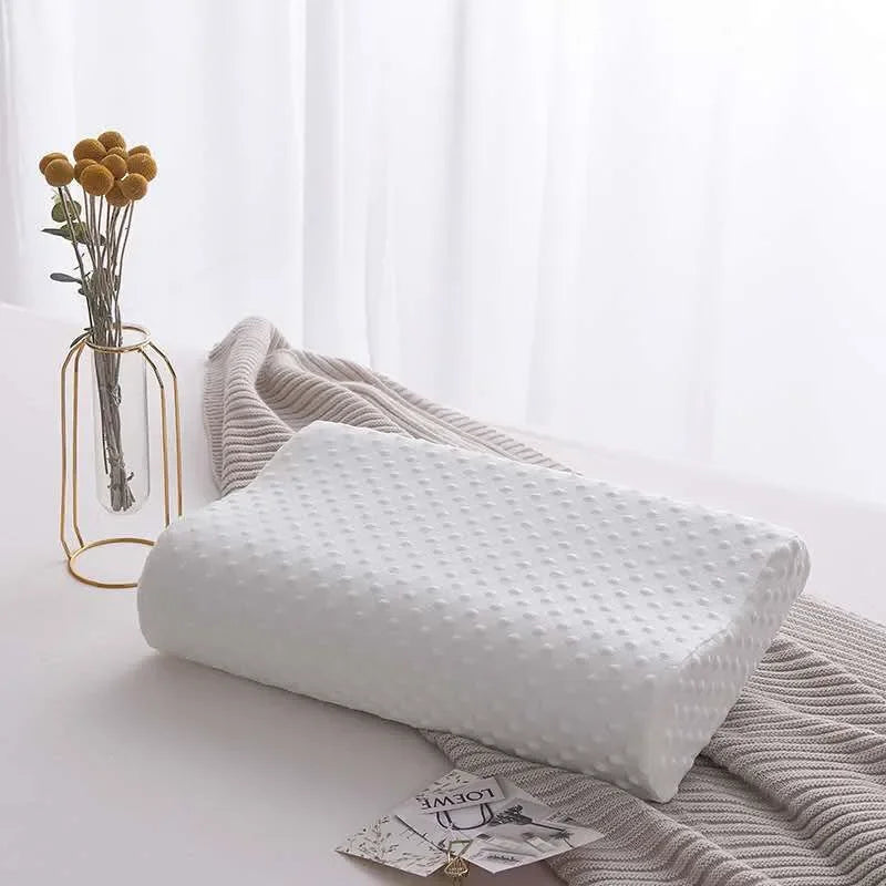 Long Pillow Memory Foam Bedding Pillow Neck Protection Slow Rebound Shaped Maternity Pillow For Sleeping Orthopedic Pillows.