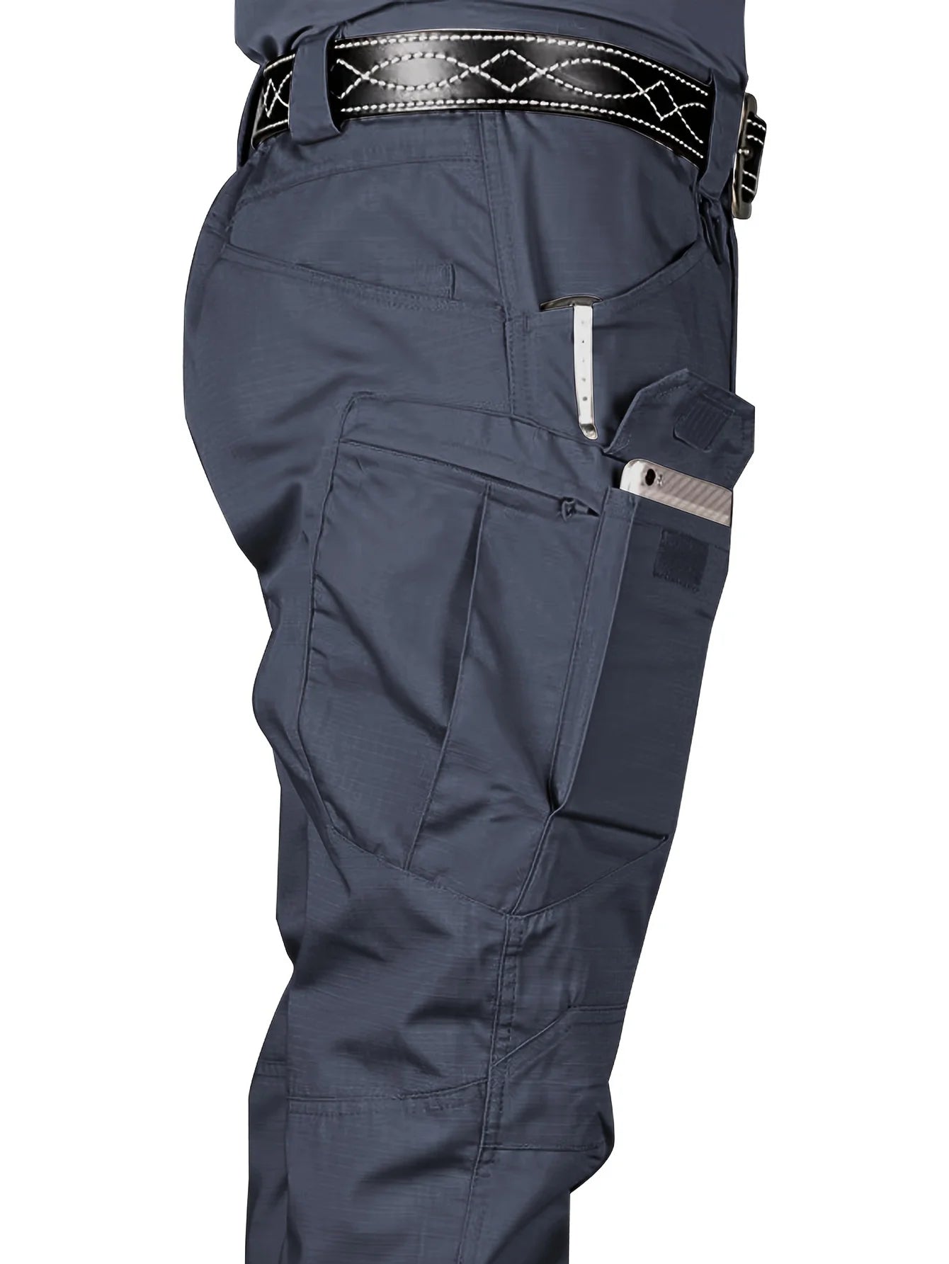 Men's Outdoor Multi Functional Tactical Pants, Multi Pocket Outdoor Hiking Sweatpants, Water-repellent, wear-resistant.