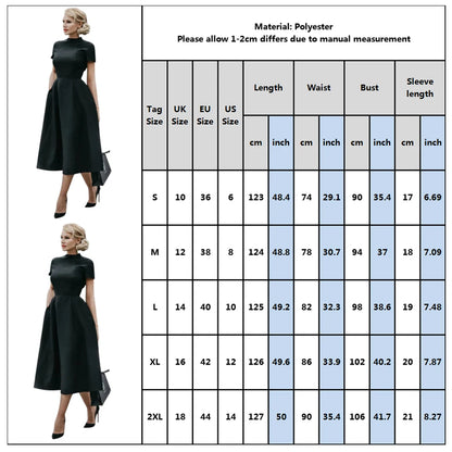 2022 frauen Elegante Schwarz Kleid der Halben Hohe Kragen Hohe Taille A-linie Kleider Slim Fit Midi Kleid Büro Dame Weibliche Feste vestidos.