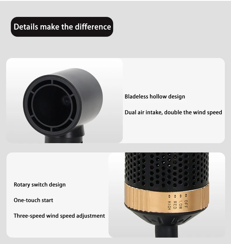 5 in 1 Hair Dryer Brush Hot Comb Set Professional Curling Iron Hair Straightener Styling Tool For Professional Hair Dryer