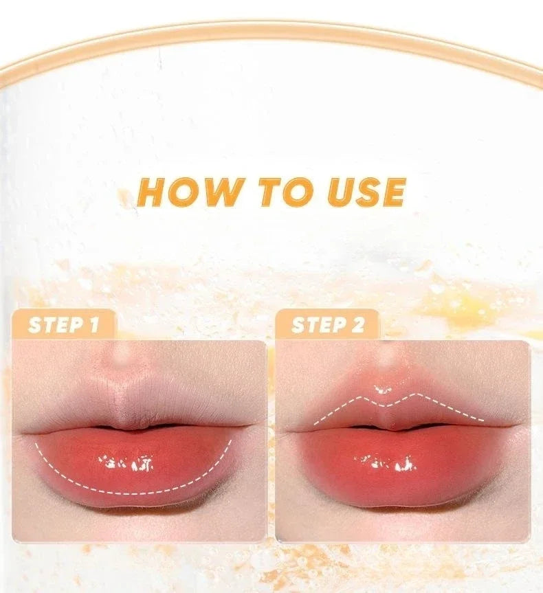 Judydoll Lip Glaze Mirror Shine Watery Lipstick Non-Stick Cup Long Lasting Moisturising Lip Tint Waterproof Makeup Cosmetics