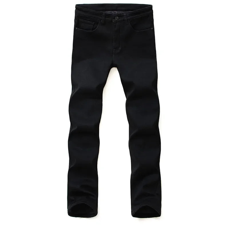 Men Classic Advanced Fashion Brand Jeans Jean Homme Man Soft Stretch Black Biker Masculino Denim Trousers Mens Pants Overalls.