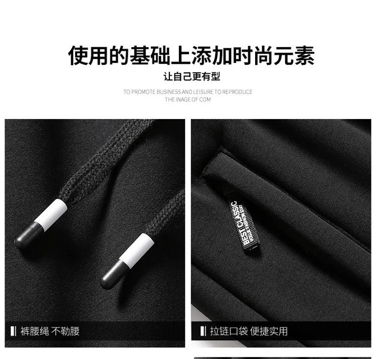 Winter Men's Cotton Fleece-Lined Sweatpant Men Plush Thick Lambswool Thermal Drawstring Trousers Casual Comfortable Sports Pants.