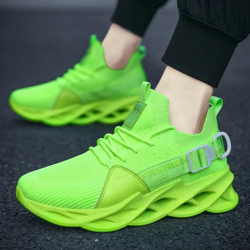 Men Shoes Breathable Fashion Mesh Running Shoes Man High Quality Unisex Light Tennis Baskets Athletic 2023 Sneakers for Men.