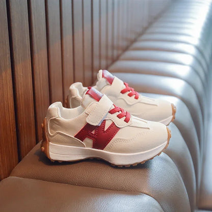 Children's Basketball Shoes Spring Autumn Versatile Running Shoes for Kids Boys Fashion Causal Girls School Sports Sneakers.