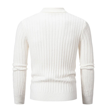 2023 Autumn  and Winter New Sweaters Warm Fit Knitted Sweaters Solid Color Casual Pullover Multiple Styles Sweater Men.