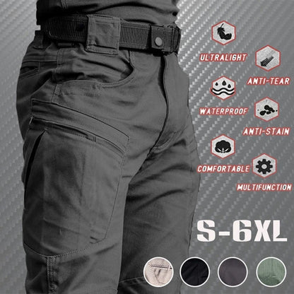 2023 Outdoor Waterproof Tactical Cargo Pants Men Breathable Summer Casual Army Military Long Trousers Male Quick Dry Cargo Pants.