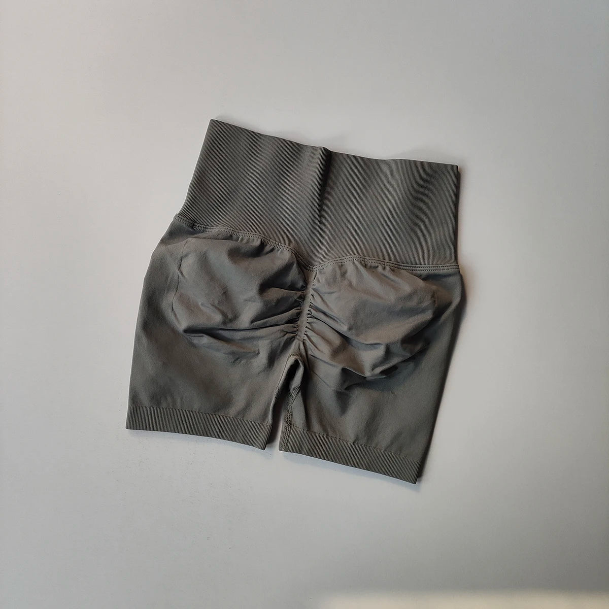 Summer High-Waist Women's Yoga Shorts Breathable Fitness Shorts Butt Lift Sports Running Cycling Push-Up Workout Gym Shorts