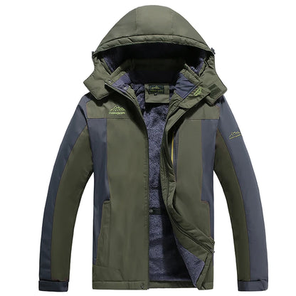 Fall and winter new men's quick-drying jacket, oversized loose-fit model, padded thick warm jacket..