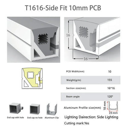 LED Silicone Tube Flexible Neon Soft Lights For SK6812 WS2812B WS2811 DIY Christmas Holiday Decoration Strip Light Tape Rope