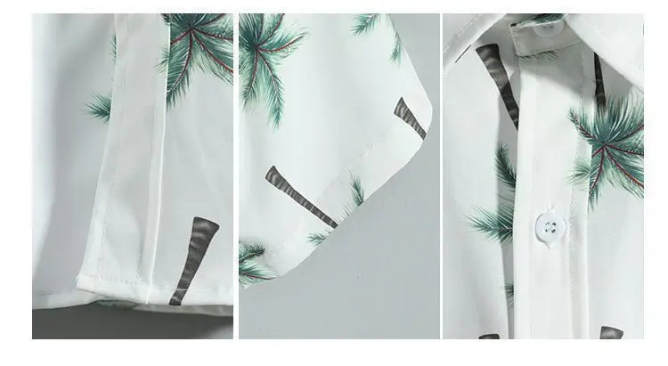 Beach Clothes For Men 2 Piece Set Quick Dry Hawaiian Shirt and Shorts Set Men Fashion Clothing Printing Casual Outfits Summer.