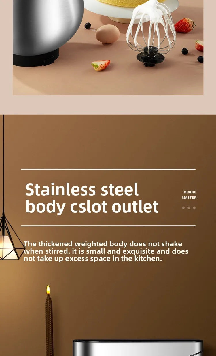 220V Household Electric Dough Mixer Automatic Home Mixer Egg Beater, Kneading Machine, Blender Kitchen Stand Mixer.