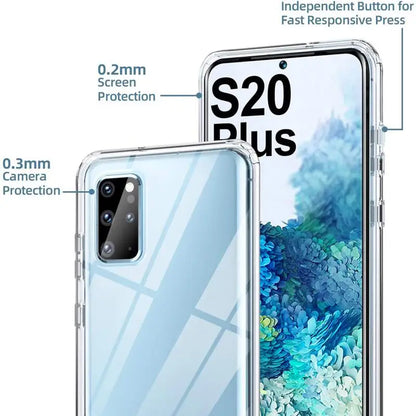360 Full Body PC+TPU Protective Case Cover For Samsung Galaxy S22 S23 S21 S20 FE Ultra Plus S10 S9 S8 Plus Note 20 10 8 9.