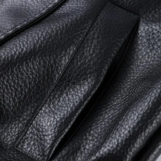 Street PU Leather Loose Jacket Women Fashion Solid Full Sleeve Stand Collar Single Breasted Coats Female 2025 Autumn Lady Coat.