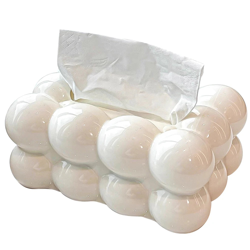 INS Style Cotton Candy Removable Tissue Box Korean Style Cute Tissue Box Desktop Decorative Supplies for Home Napkin Holder