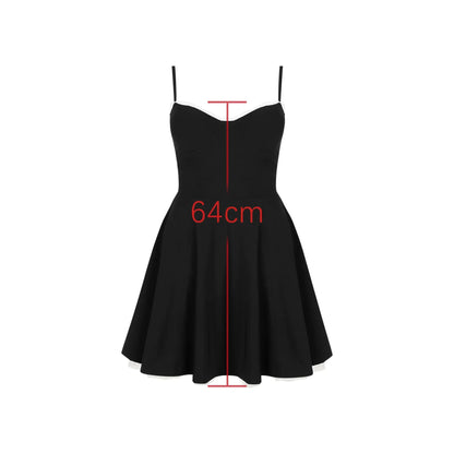 Mingmingxi Sommer A-Linie Flare-Kleid 2024, Blumendruck, Mini-Tüllrock, lässig, Urlaub, Party, Damenbekleidung