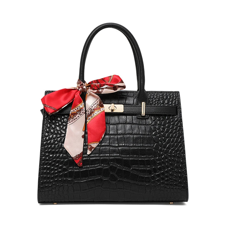 Leather  bag,women's handbag, cowhide cross-body bag, 2024 new style, light and luxurious, mother bag, large capacity.