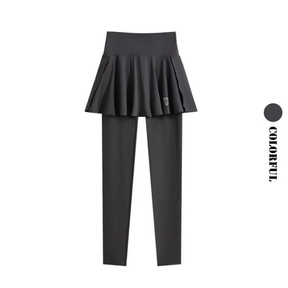 DRUR Autumn Yoga Set 2 Piece Sportswear Outfit Women Long Sleeve Workout Top High Waist Leggings Suit Tennis Sets 2pcs Tracksuit