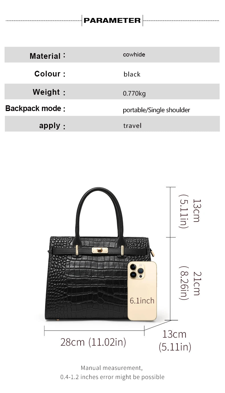 First-layer cowhide bag, red mother's bag, women's bag fashionable handbag, wedding  genuine leather shoulder bag.