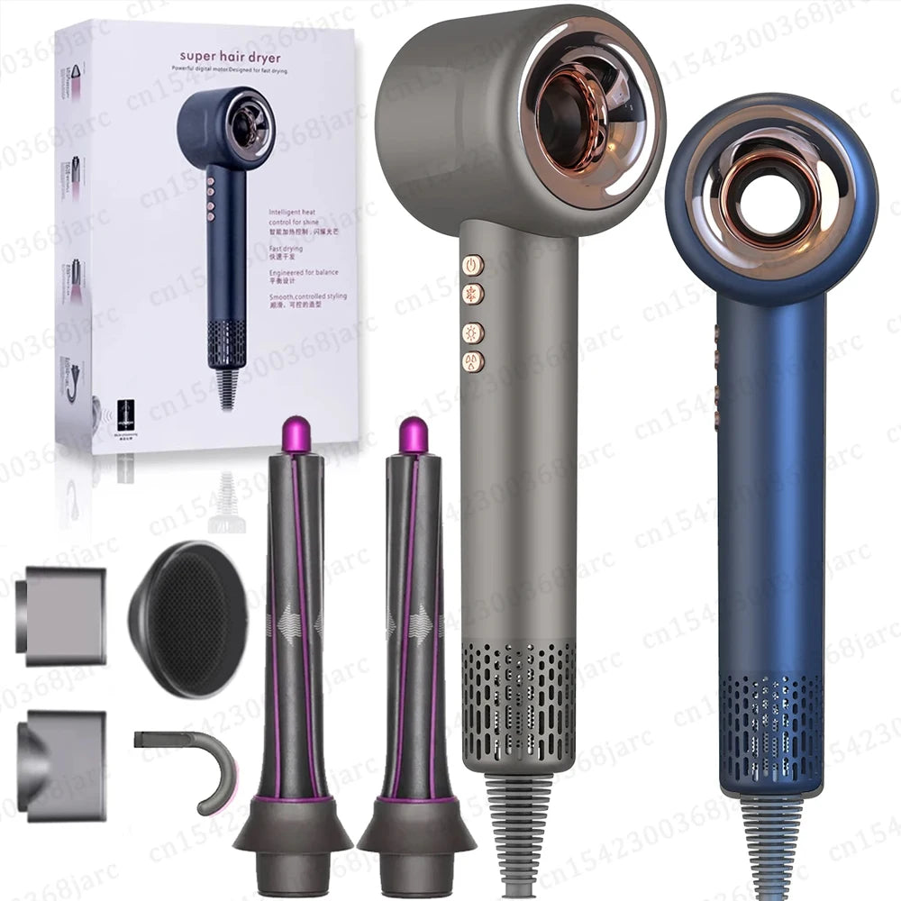 Professional Super Hair Dryer Personal Hair Care Styling Negative ion Salon Tool Constant Anion Electric Leafless Hair Dryers.