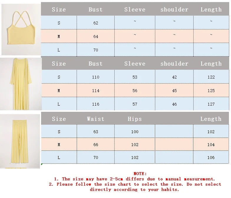 Hirsionsan Modal Soft Loose Sets Women Casual Three Pieces Long Sleeve Cardigan & High Waist Pants & Vest Outfits Tracksuit 2025.