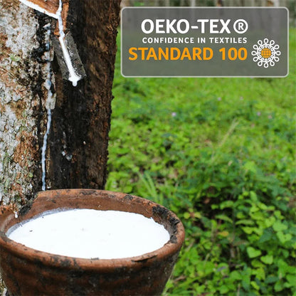 100% Natural Latex Sleeping Bed Pillow Luxury Pillow for Side Back and Stomach Sleepers Orthopedic Pillows Cervical Health Care.