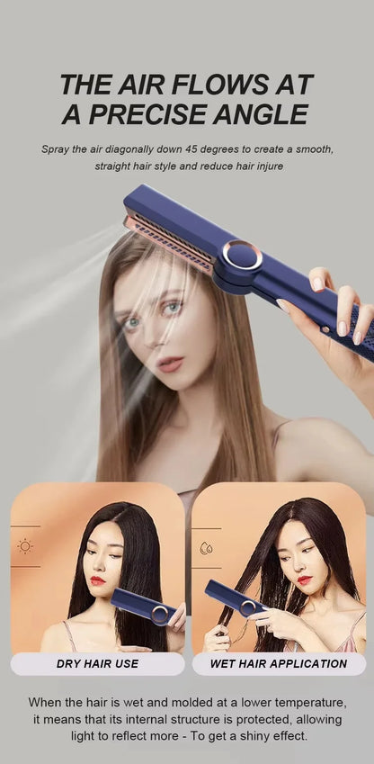 2 In 1 Hair Straightener multi styler Hair Dryer 110000rpm electric hair brushes Straightening Air Intuitive Airflow