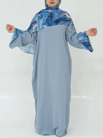 Muslim Türkiye Dubai Abayas For Women Loose Long Dress Kfatan Modest Ramadan Robe Femme Islamic Clothing Holiday Maxi Dresses