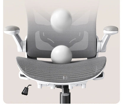 Bequemer Gaming-Stuhl mit weicher Polsterung, Nackenstütze und verstellbarem Lendenkissen für gesunde Sitzhaltung