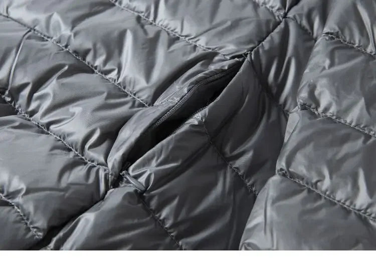 2026 Portable Lightweight ort down Jaet for Men Autumn Winter Cotton Padded Stand Collar Warm Casual ly Friendly Outerwear.