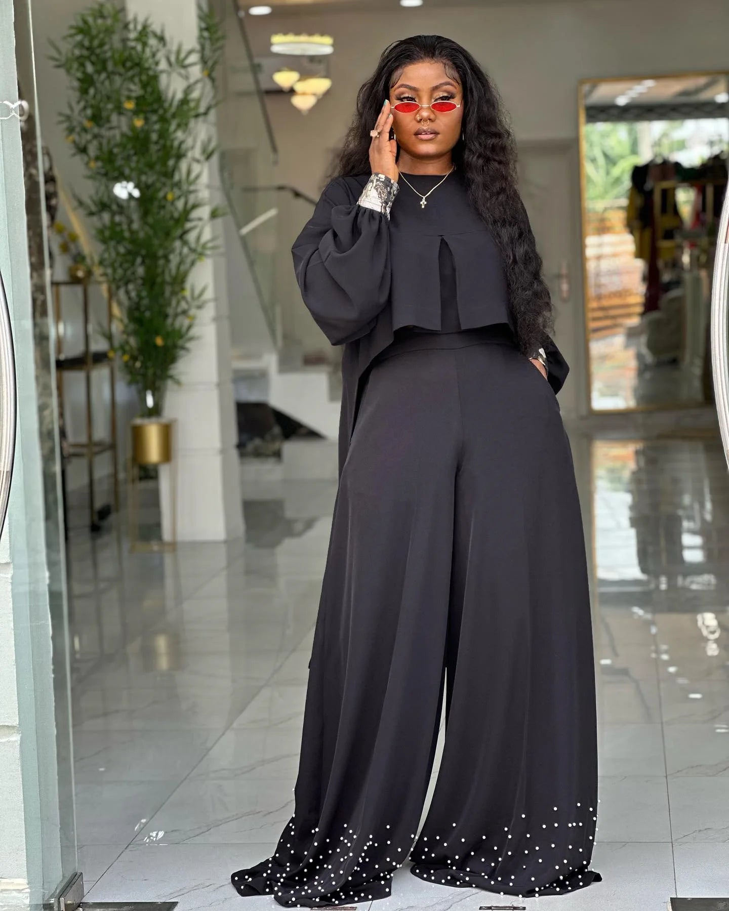 2 Piece Women Sets 2025 New Arrival Spring Summer Matching Sets Solid Color Two Pieces Sets Top And Pants Suits Outfits Clothing.